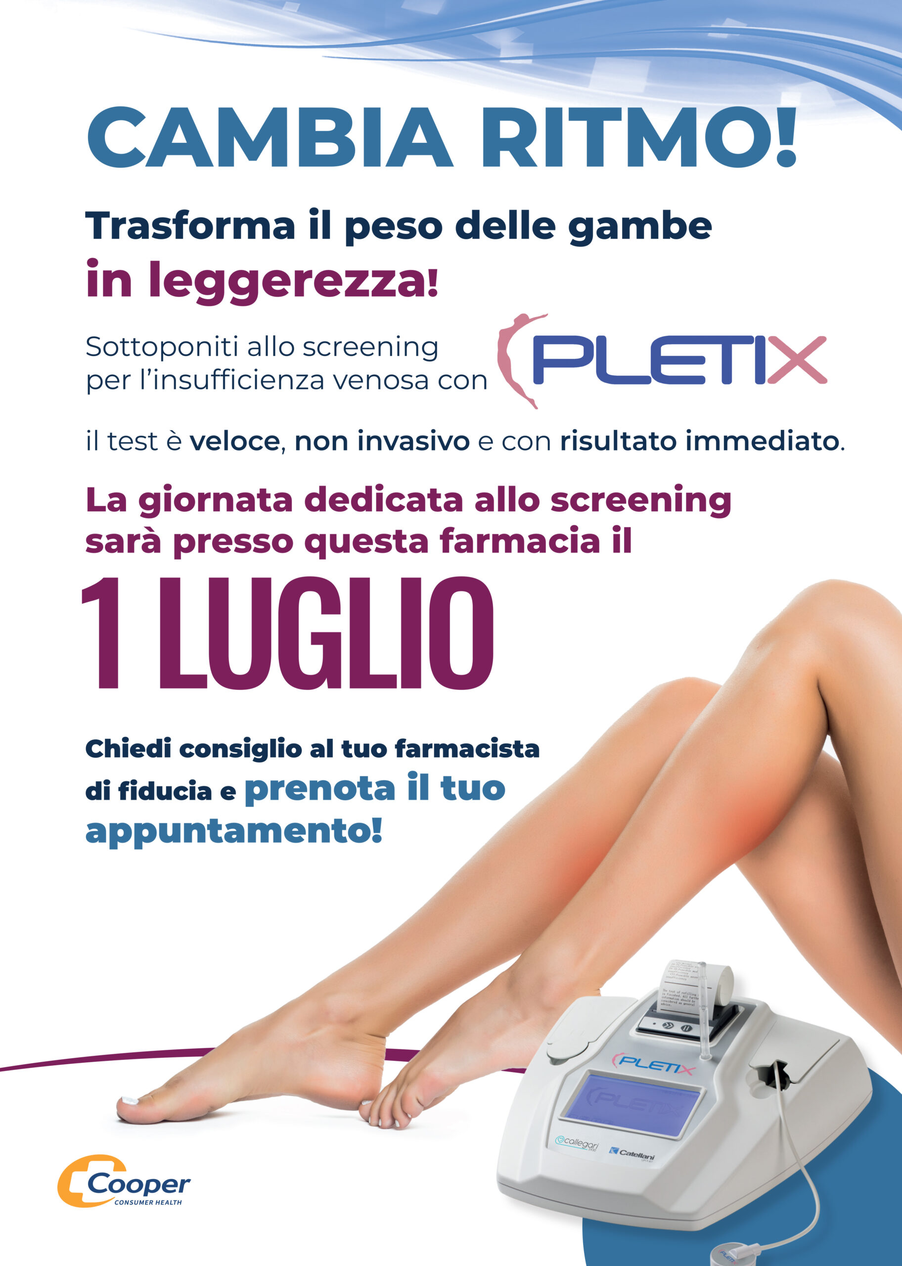 Giornata dedicata allo screening per l'insufficienza venosa