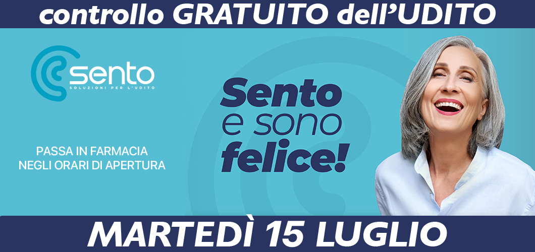 Controllo gratuito dell'udito alla farmacia Sant'Antero a Giaveno